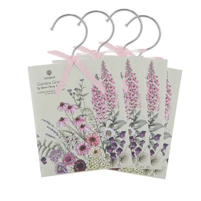 Ashdene Garden Grace 4Pk Lily Of The Valley Hang Sachet image number 1