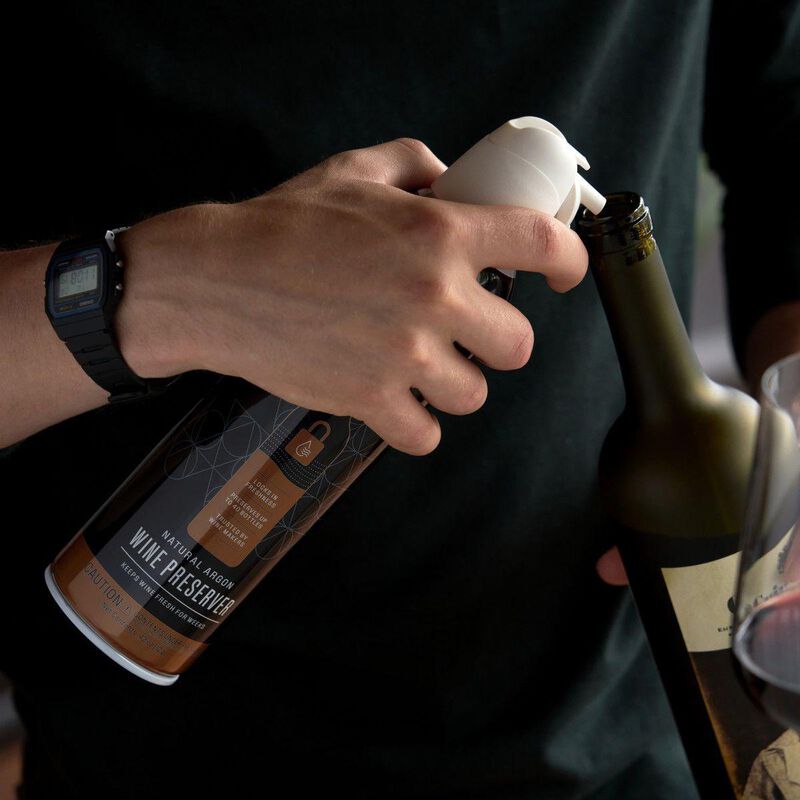 Alchemi Natural Argon Wine Preserver By Viski image number 2
