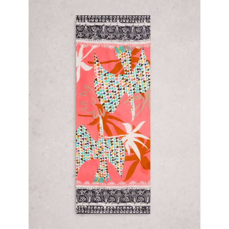 White Stuff Callie Printed Scarf image number 2