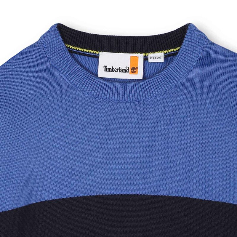 Timberland Two-Tone Sweater 4Y-6Y image number 2