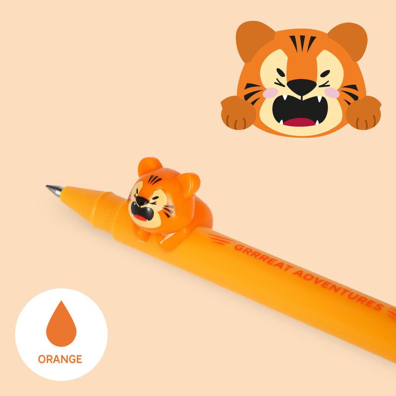 Legami Lovely Friends Gel Pen - Tiger image number 1