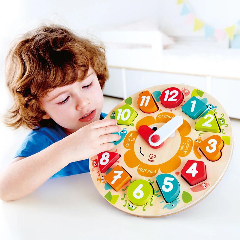 Hape Chunky Clock Puzzle image number 2