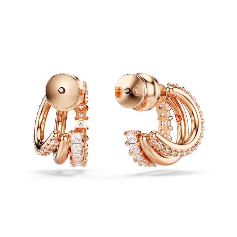 Swarovski Hyperbola Hoop Earrings image number 3