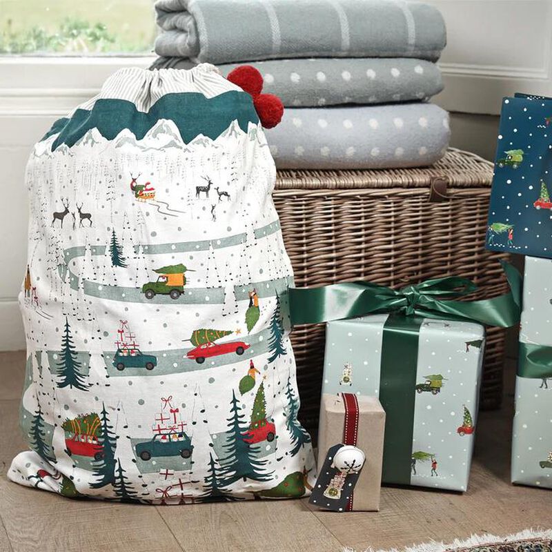 Sophie Allport Christmas Sack - Home For Christmas image number 1