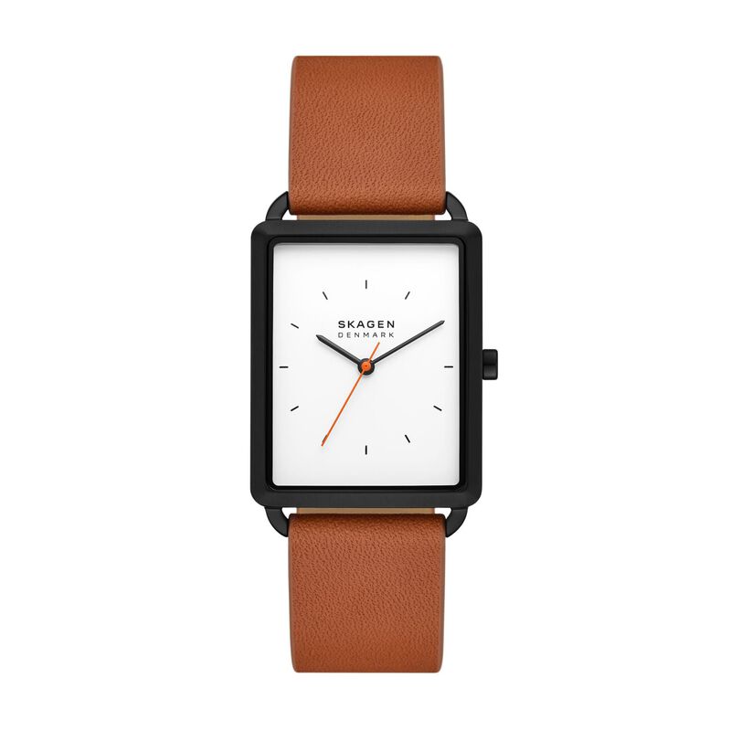 Skagen Hagen Brown Leather Watch SKW6929 image number 0