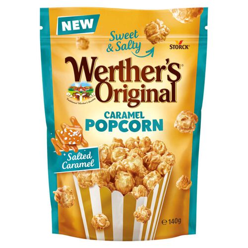 Werthers Salted Caramel&nbsp;Popcorn 140g