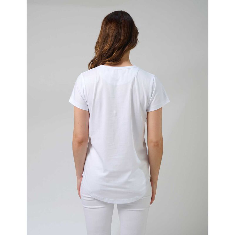 Stella + Gemma Classic Tee Strawberry Scoop White image number 1