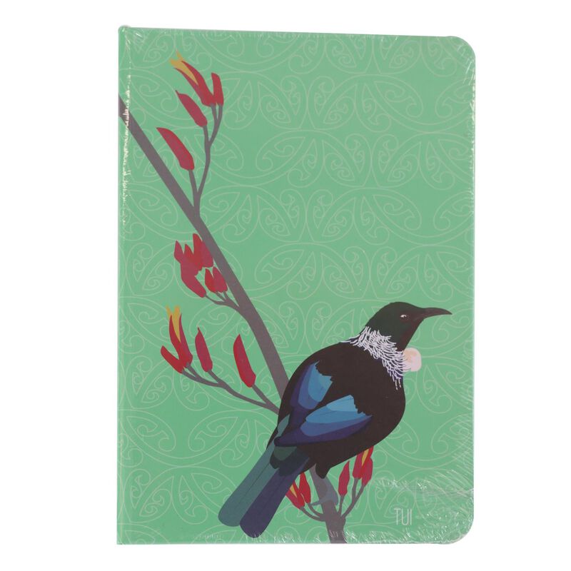 Kereru Design New Zealand Tui Green A6 Notebook image number 0