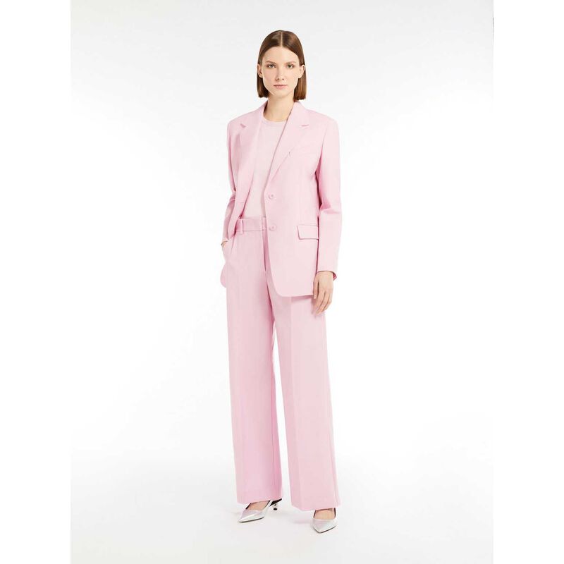 Weekend Max Mara Materia Single-Breasted Wool-Blend Canvas Blazer image number 3