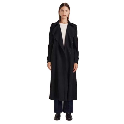 SABA Karla Wool Longline Trench