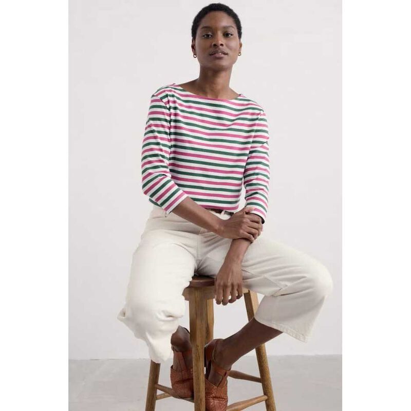 Seasalt Cornwall Sailor Top Duet Mini Cornish Tulip image number 3