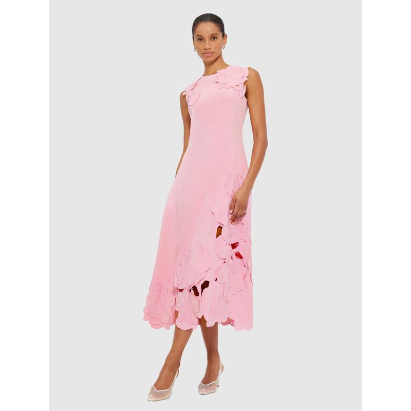 LEO LIN Cleo Appliqué Midi Dress image number 3