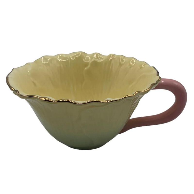 House Of Disaster Posy Yellow Tea Cup image number 0