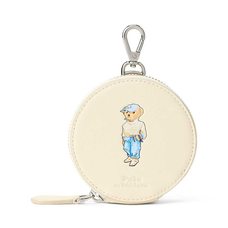 Polo Ralph Lauren Polo Bear Leather Coin Pouch image number 0