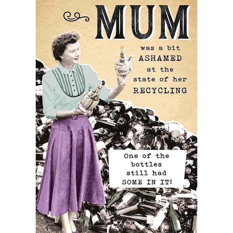 Image Gallery Mother's Day Mum Recycling Card image number 0