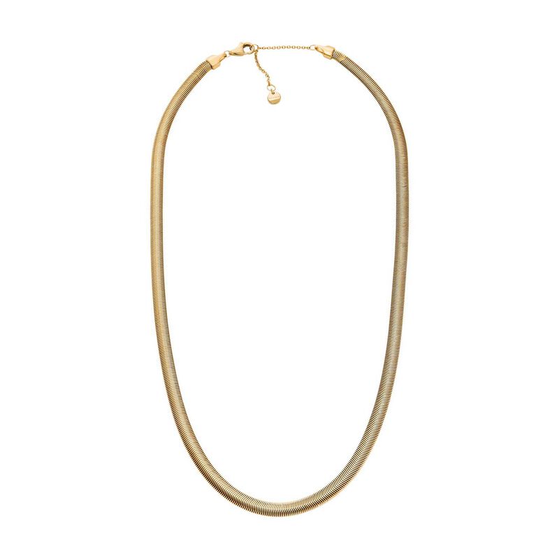 Skagen Moderne Stak Gold-Tone Stainless Steel Chain Necklace SKJ1866710 image number 0