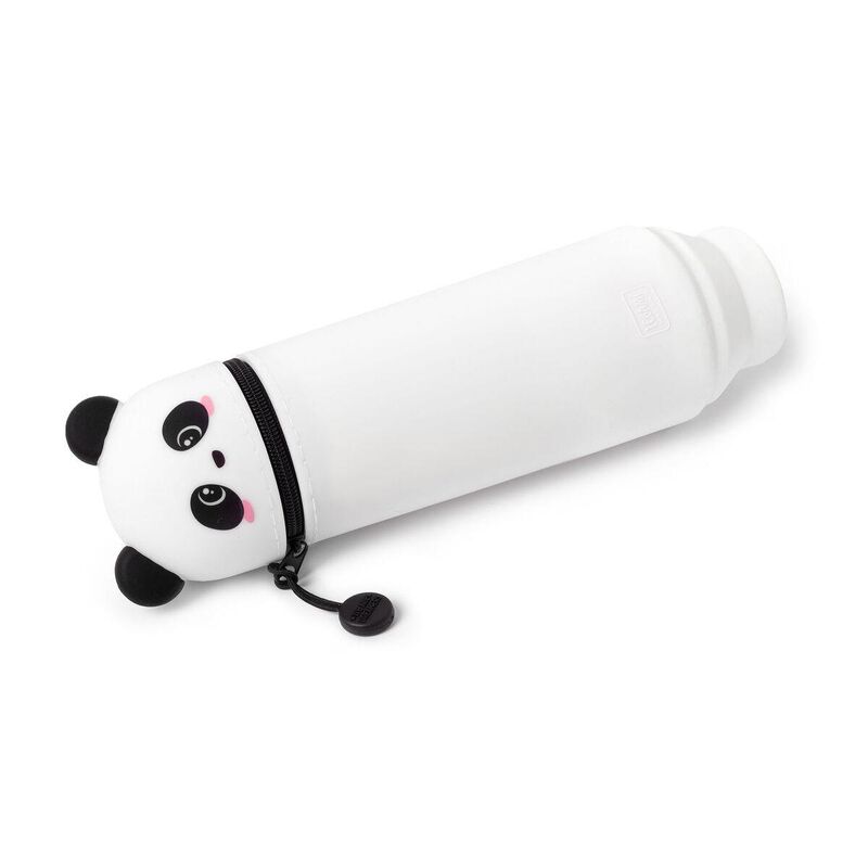 Legami Kawaii 2-In-1 Soft Silicone Panda Pencil Case image number 2