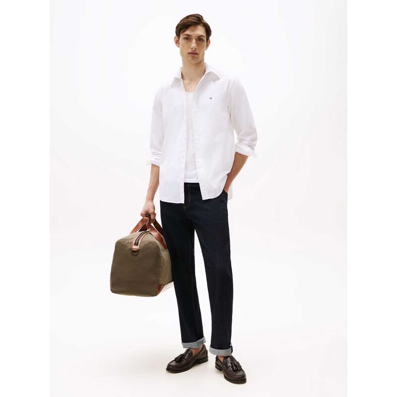 Tommy Hilfiger Flex Poplin Solid Regular Fit Shirt image number 3
