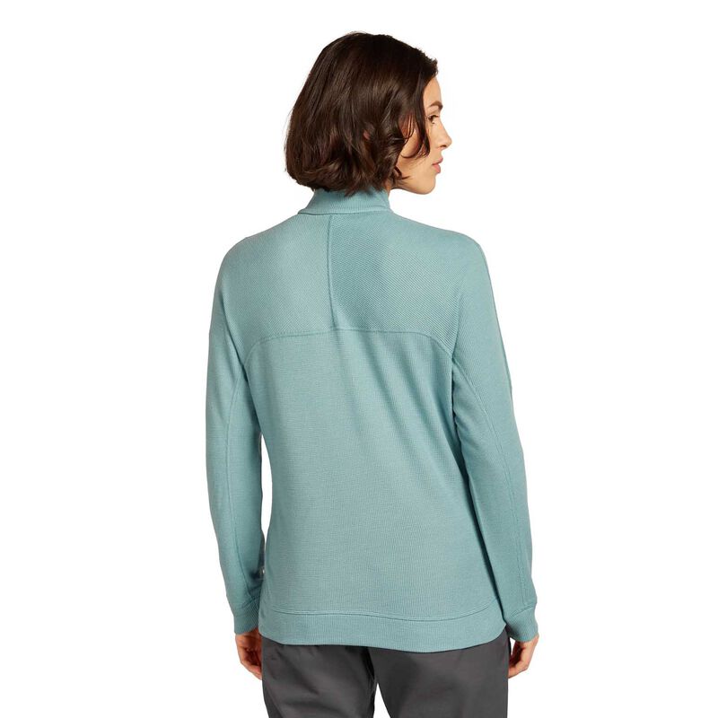 Icebreaker W Merino 260 Waffle Knit Wander LS Half Zip image number 1
