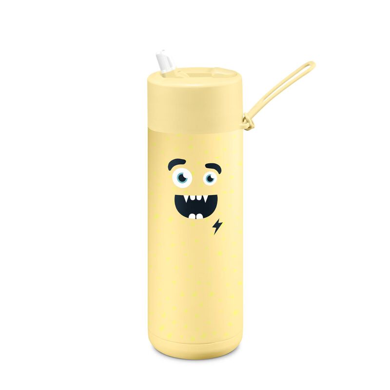 frank green franksters™ 20oz Ceramic Reusable Bottle - Buttermilk Splash image number 0