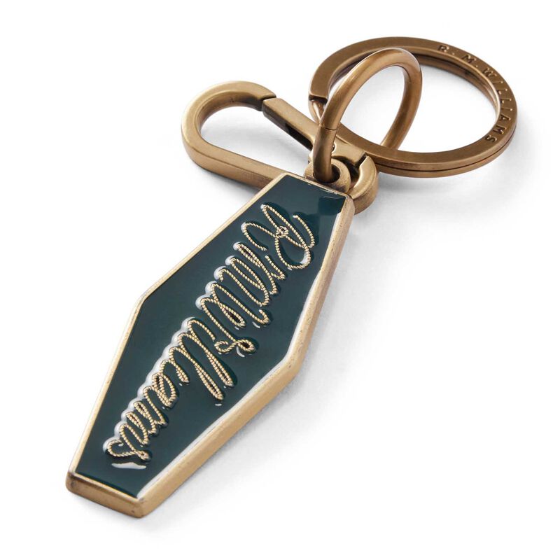 R.M. Williams Rope Logo Enamel Keyring image number 2
