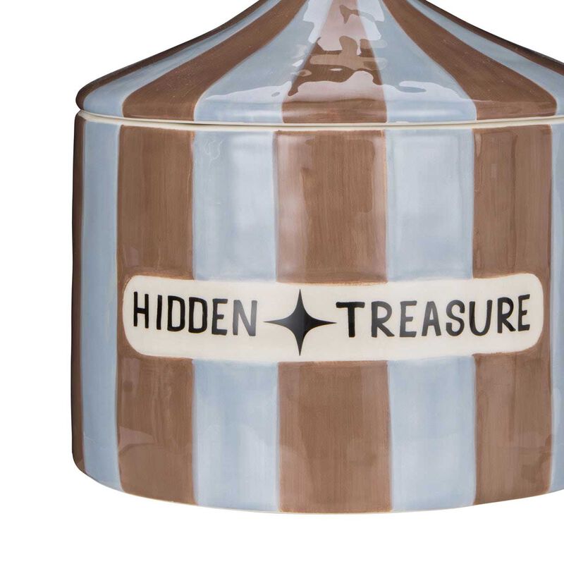 Emporium Hidden Treasure Canister - Blue & Brown image number 2