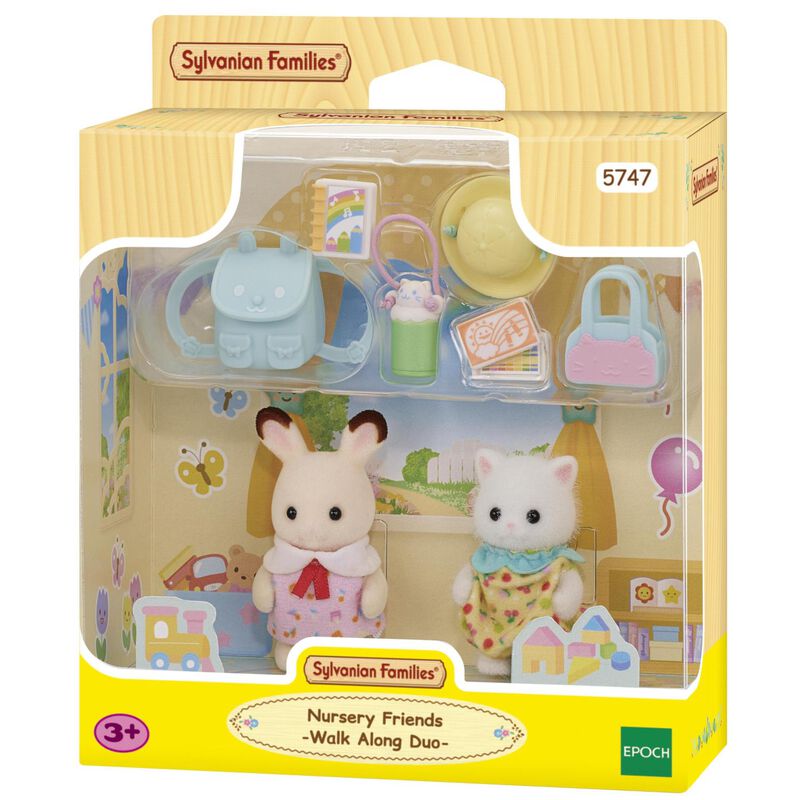 Sylvanian Families Nursery Friends - Walk Along Duo image number 0