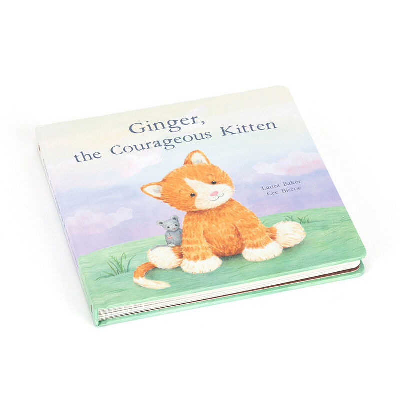 Jellycat Ginger, The Courageous Kitten Book image number 3
