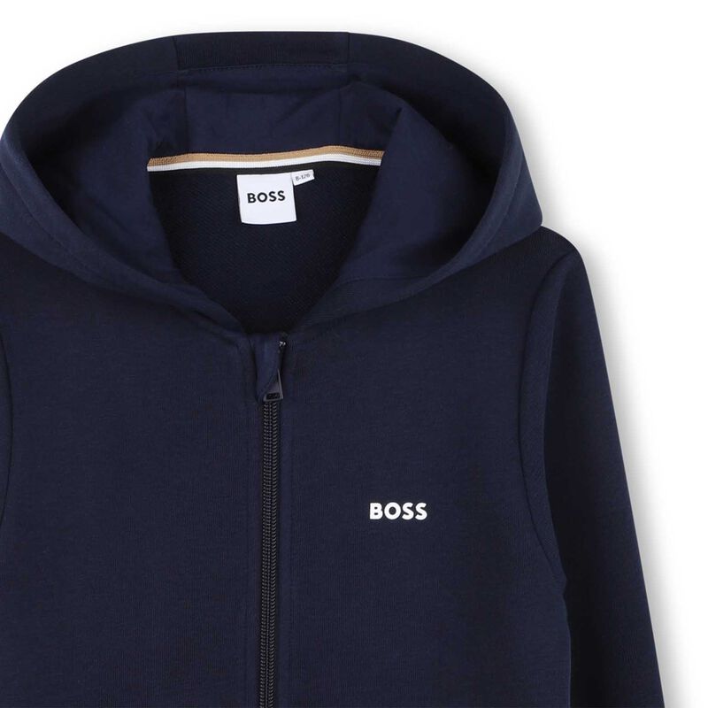 BOSS Hooded Zip Sweatshirt 8Y-10Y image number 2