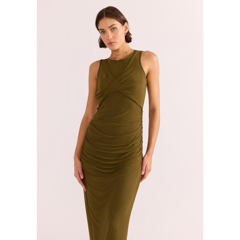 MINKPINK Elodie Mesh Midi Dress image number 2
