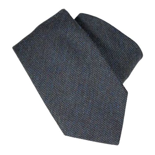 Monti Castello Forest Green & Blue Marle Wool-Silk Blend Tie