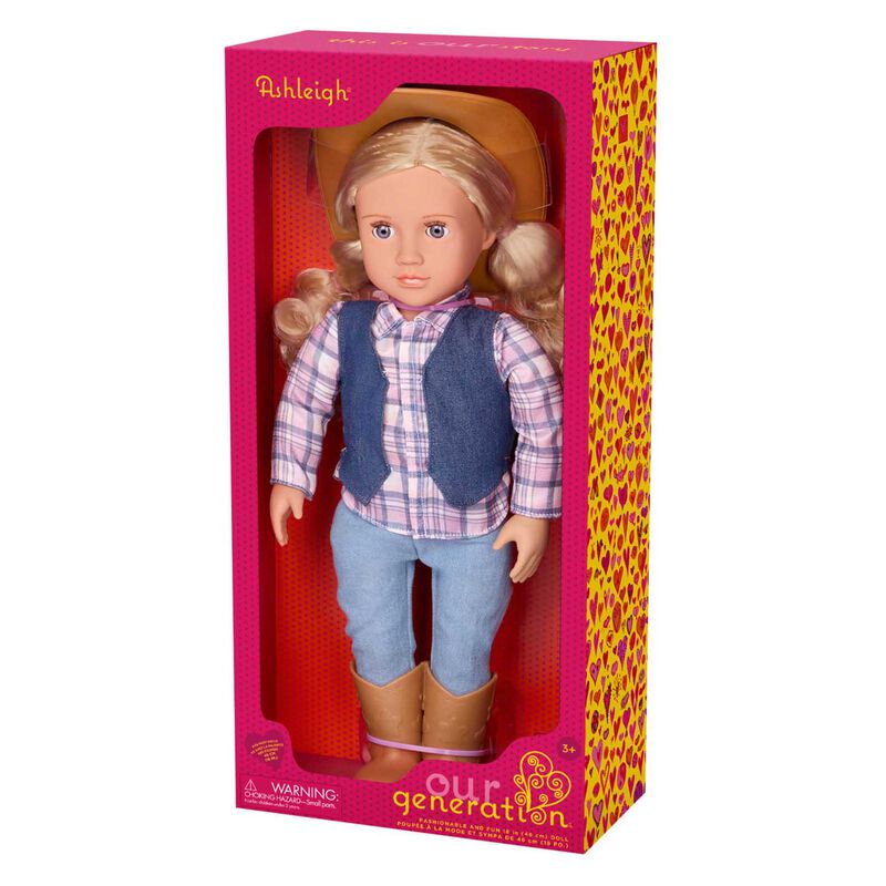Our Generation Dolls 18" Regular Cowgirl Doll  - Ashleigh image number 0