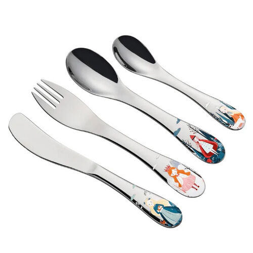 Cilio Childrens Cutlery Set 4pc Princess