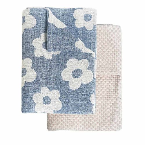 Robert Gordon Bloom Tea Towels Set Of 2- 55x75cm