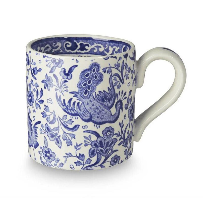 Burleigh Blue Regal Peacock Mug 284ml/1/2Pt image number 0