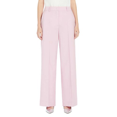 Weekend Max Mara Visivo Wool Canvas Palazzo Trousers