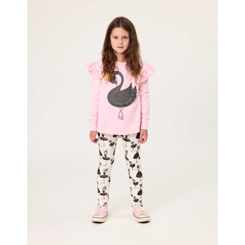 Kissed By Radicool Swan LS Tee image number 1