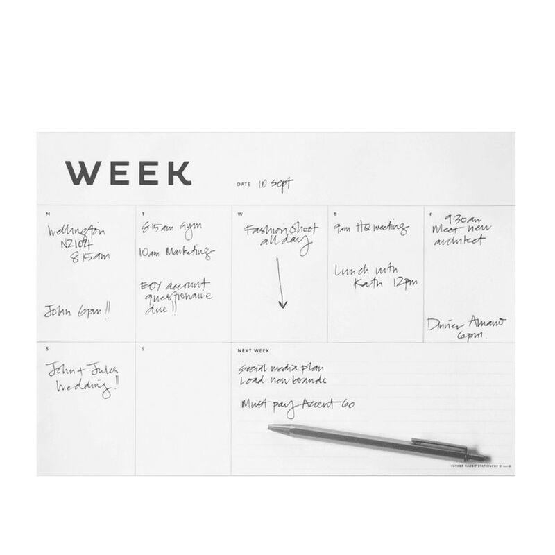 Father Rabbit Stationery A4 Week Planner image number 2