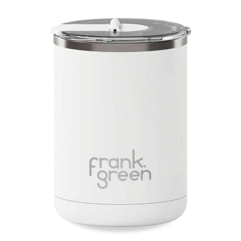 frank green 12oz Ceramic Cup with Hinged Lid Cloud image number 0