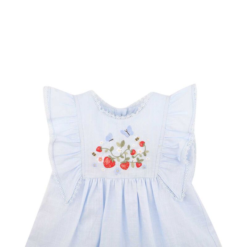 B&eacute;b&eacute; Poppy Embroidered Yoke Dress 00-2Y image number 2