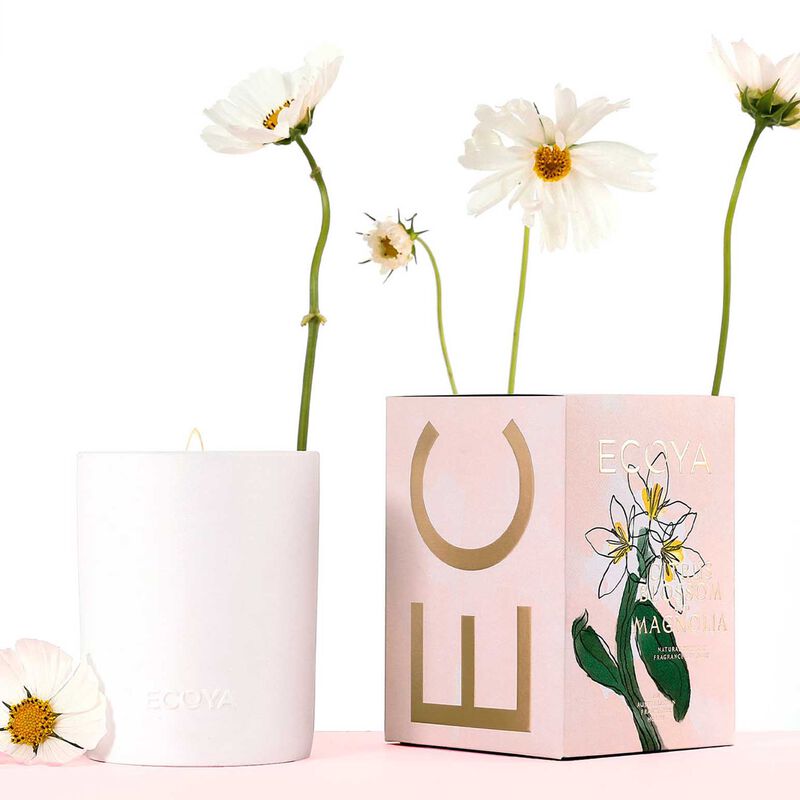ECOYA Limited Edition Citrus Blossom & Magnolia Ceramic Candle 400g image number 1