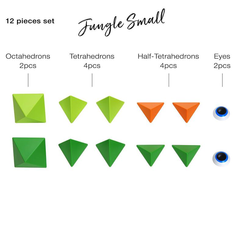 Trido Jungle - Small 12Pcs image number 1