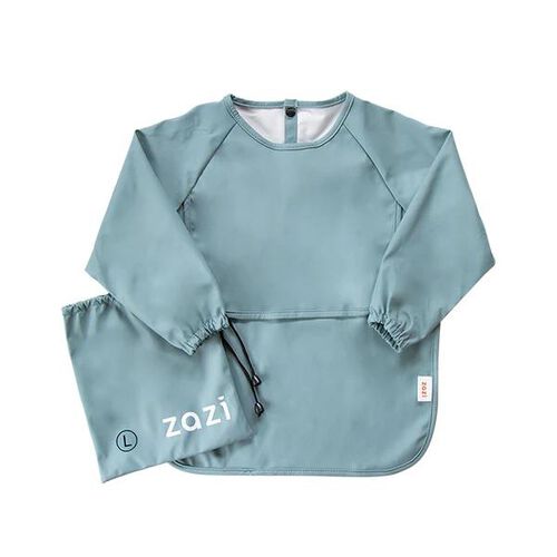 Zazi Sleeved Bib - Sky