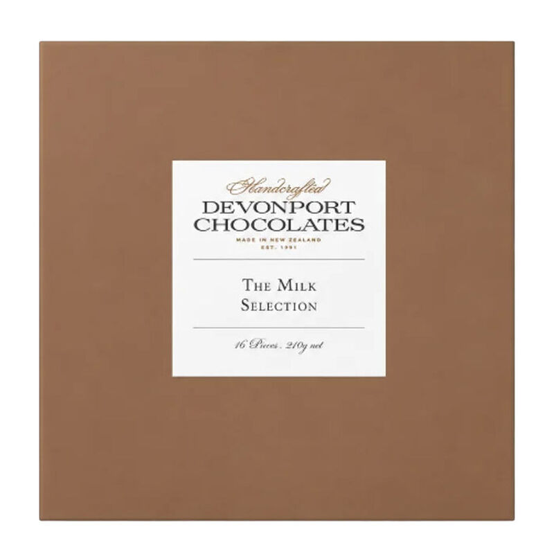 Devonport Chocolates The Milk Selection 16 Pieces 210g image number 0
