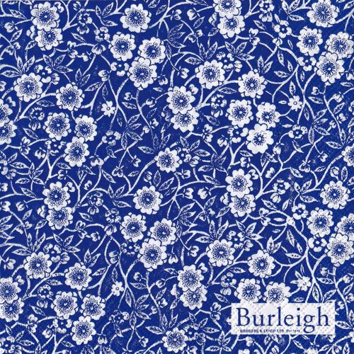 IHR Burleigh Calico Blue Luncheon Napkin