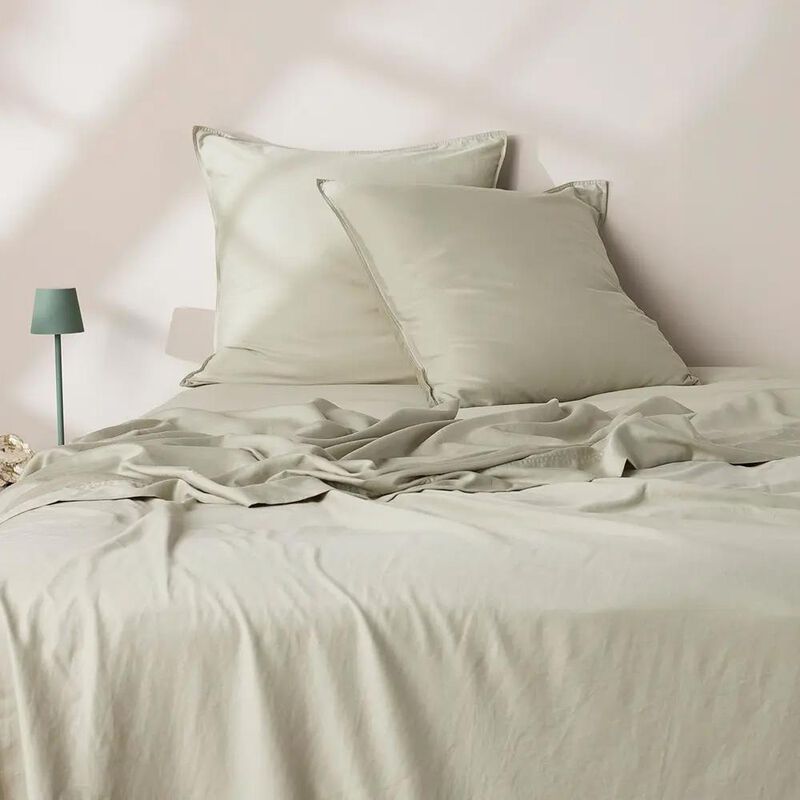 George Street Linen Soft Washed Cotton European Pillowcase Set Of 2 image number 5