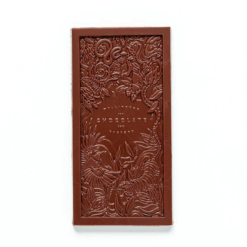 Wellington Chocolate Factory Raspberry Milk Chocolate Bar 75g image number 1