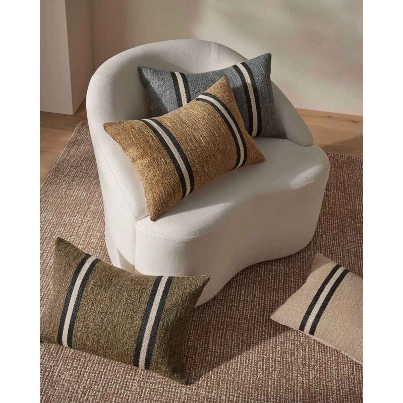 Weave Home Mila Striped Cushion With Feather Inner 40x60cm image number 1
