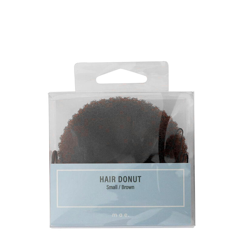 Mae Hair Donut Small Brown image number 0