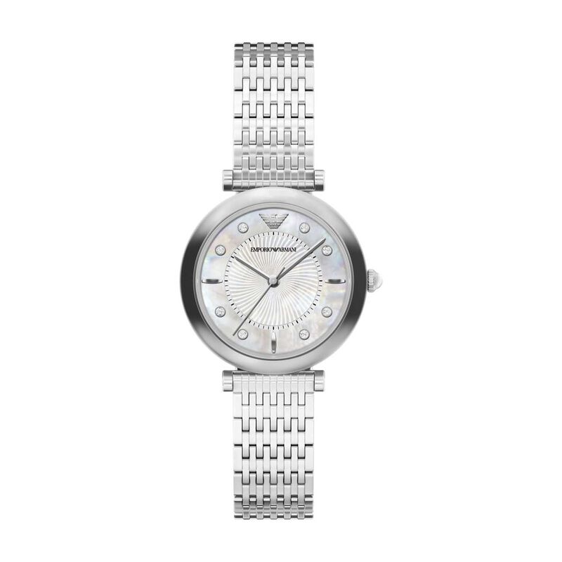 Emporio Armani Archelia Three-Hand Stainless Steel Watch image number 0